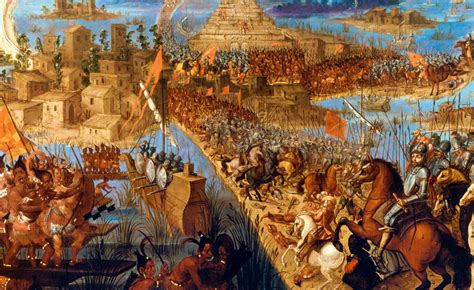 De Verovering van Tenochtitlan: Een Verwoestende Storm van Spanjaarden en Ondervragingen